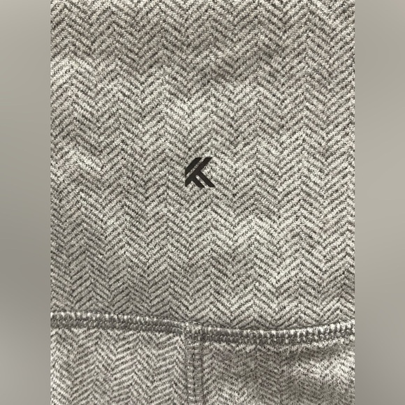 Kyodan RUN HERRINGBONE JACQUARD WARM LEGGING Size Medium - Picture 3 of 10